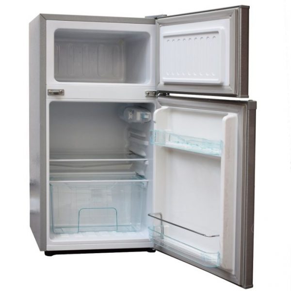 RAMTONS 90 LITRES DOUBLE DOOR DIRECT COOL FRIDGE OPEN