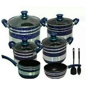 Non Stick Cookware Set – 8 Pieces – Blue