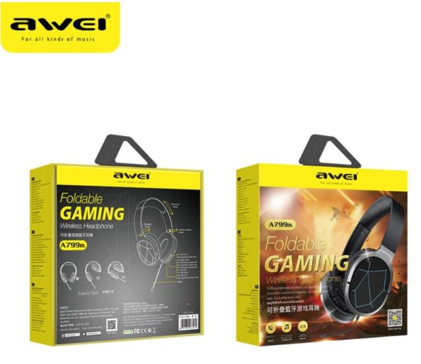 Awei A799BL Foldable gaming wireless headset