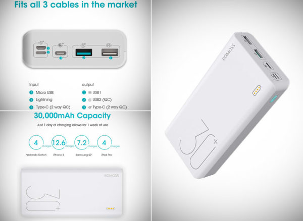 Romoss 30000mAh Power Bank sense 8+ in kenya