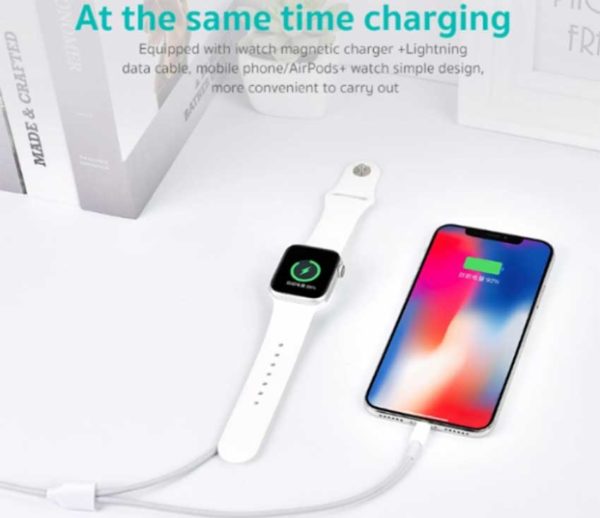 coteetci 2 in 1 iwatch charger and lightning cable best price in kenya