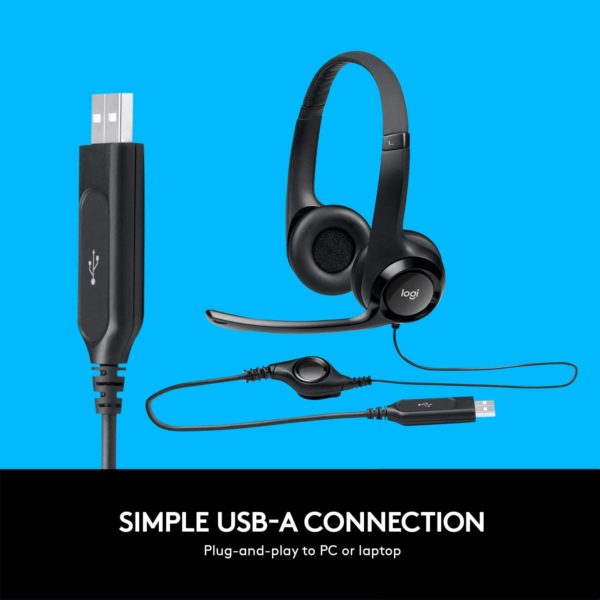 Logitech H390 USB Headset with Noise cancelling Mic Kenya