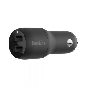 Belkin 24W Dual port USB-A car charger in Kenya