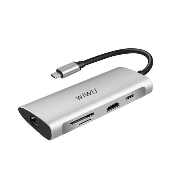 Wiwu Alpha type c 8 in 1 USB C multifunctional hub adapter or docking station in Kenya