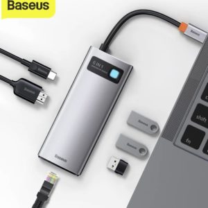 Baseus Metal Gleam Series 6-in-1 Multifunctional Type-C HUB Docking Station Kenya