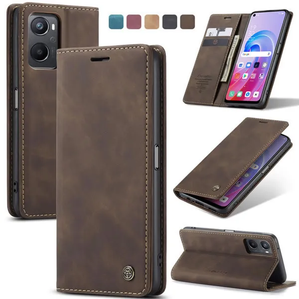 CaseMe OPPO A38 4G Retro Flip Leather Wallet Case