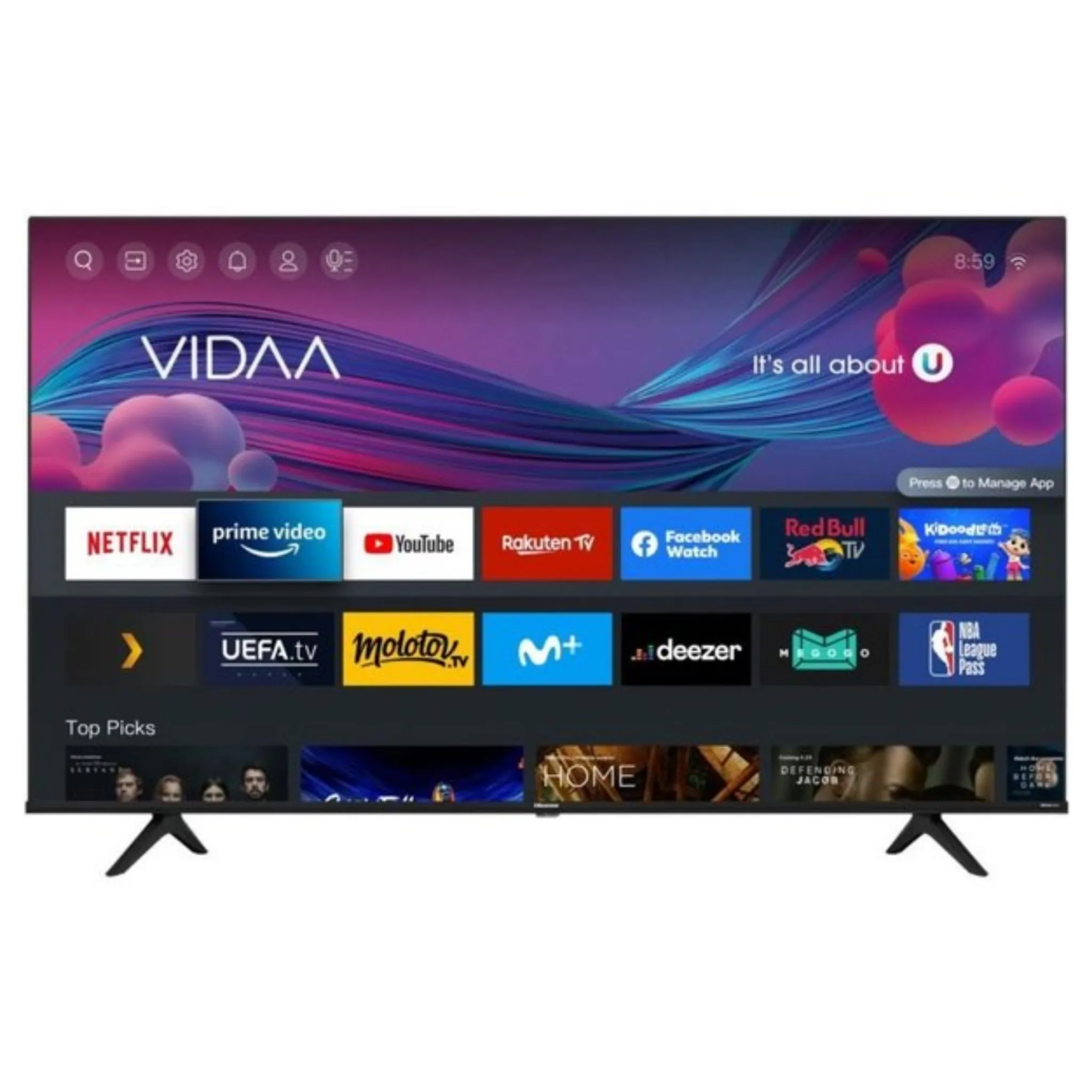 Vision Plus 50 inch smart 4k uhd tv