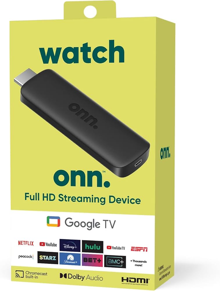 Onn Android TV Full HD Streaming Device