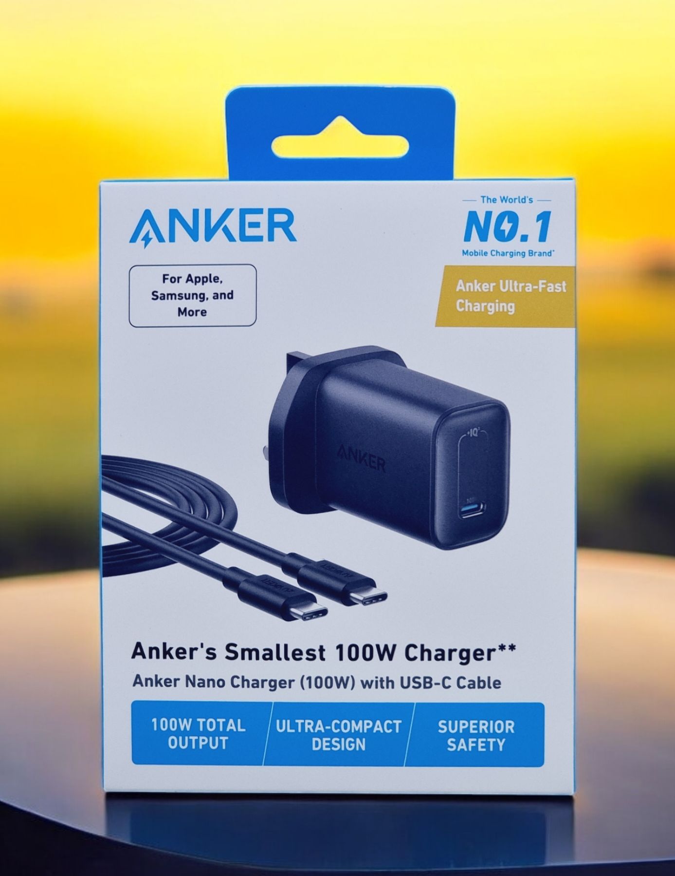 Anker Nano Charger (100W) with USB-C Cable kenya